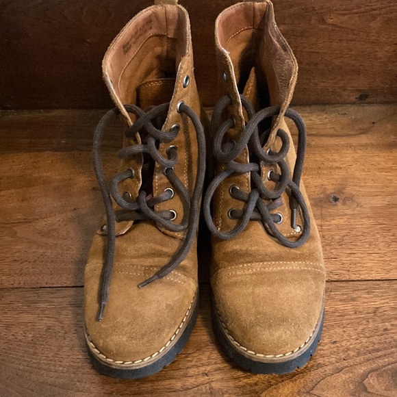 Floyd Brown Suede Lace Up Boots - Picture 2 of 5